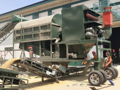 滾振清理篩 sx 200移動(dòng)式脈沖除塵滾振清理篩用于水稻